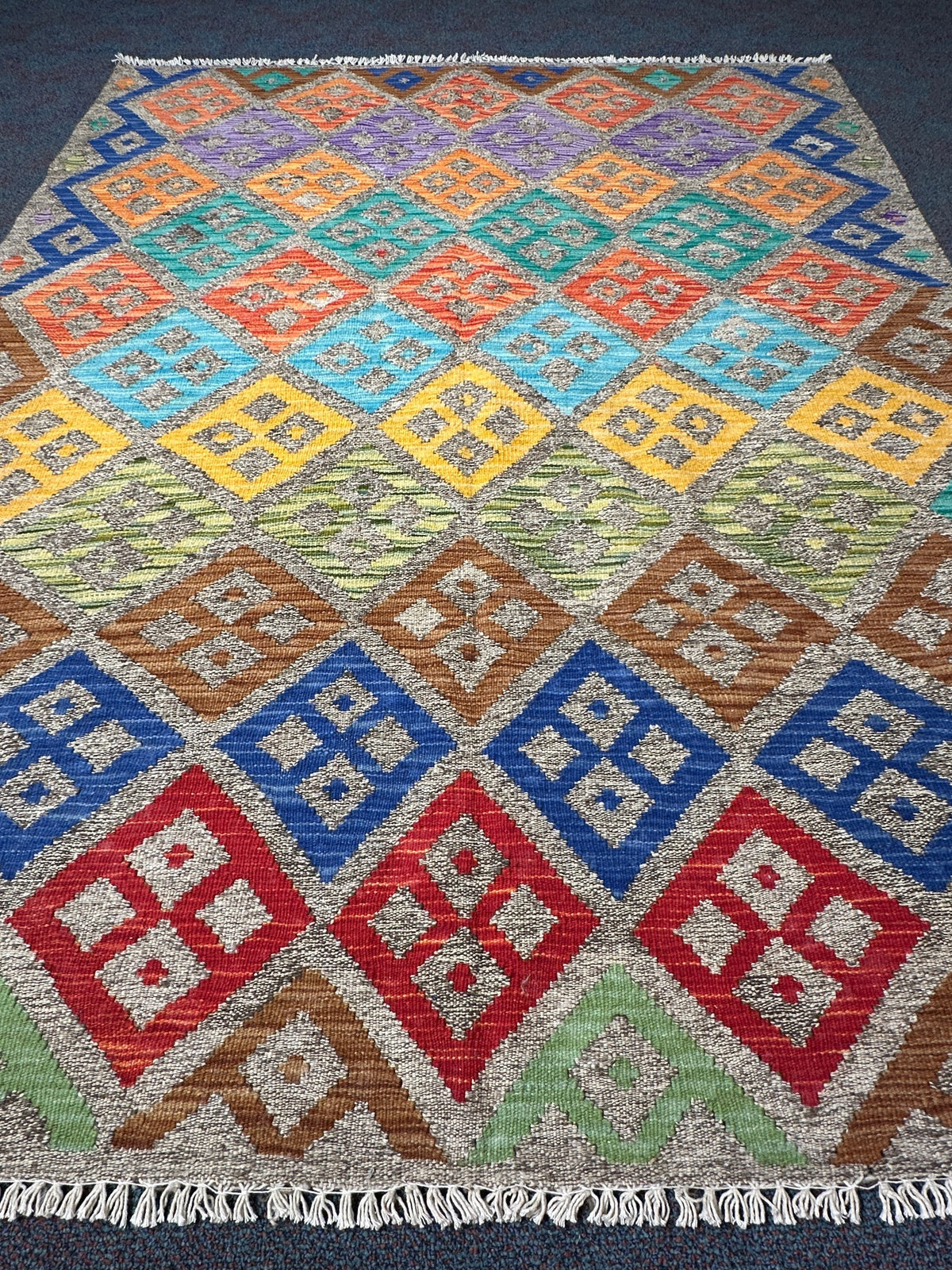 Chobi Kilim Rug - 195 cm x 152 cm