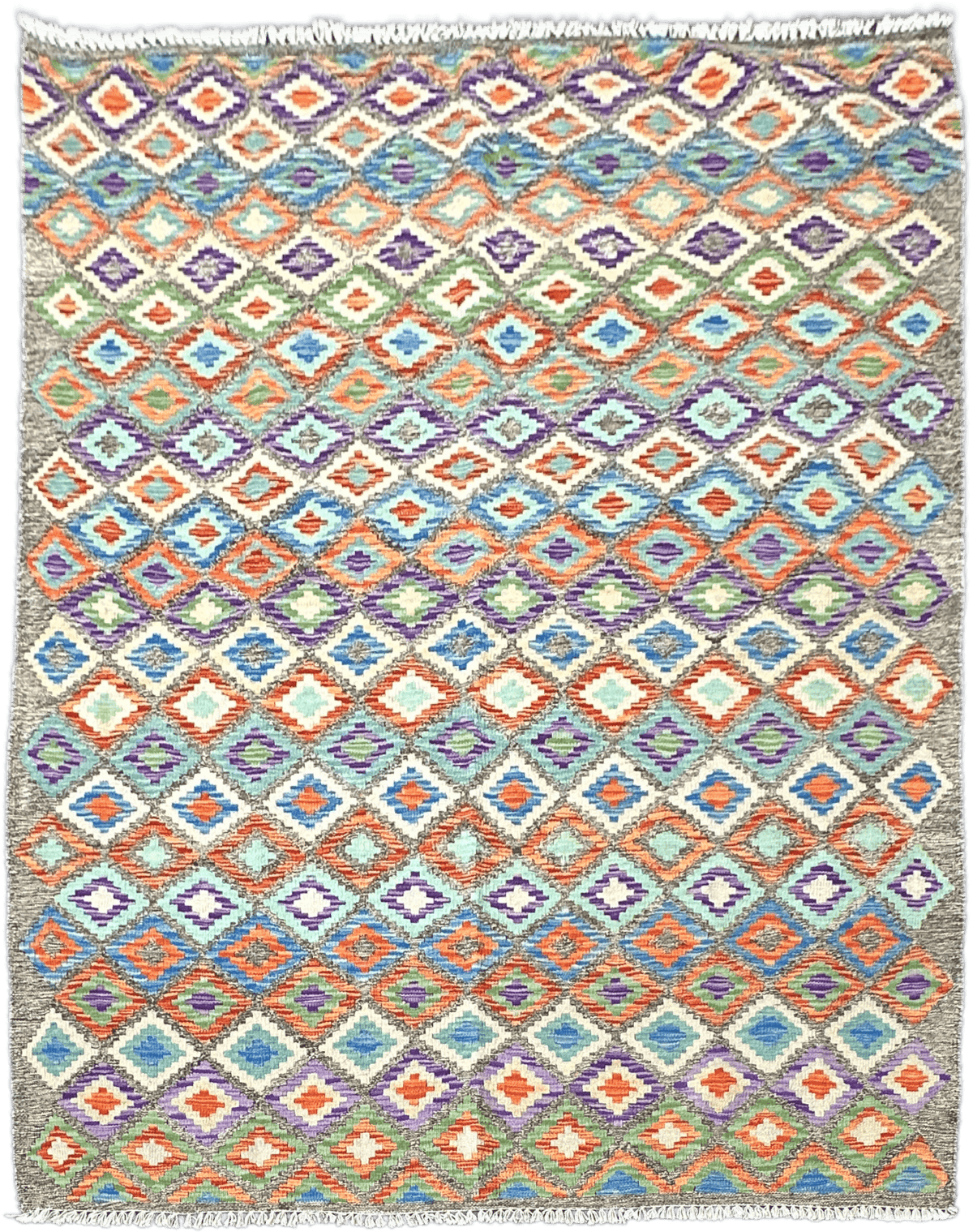 Chobi Kilim Rug - 200 cm x 158 cm