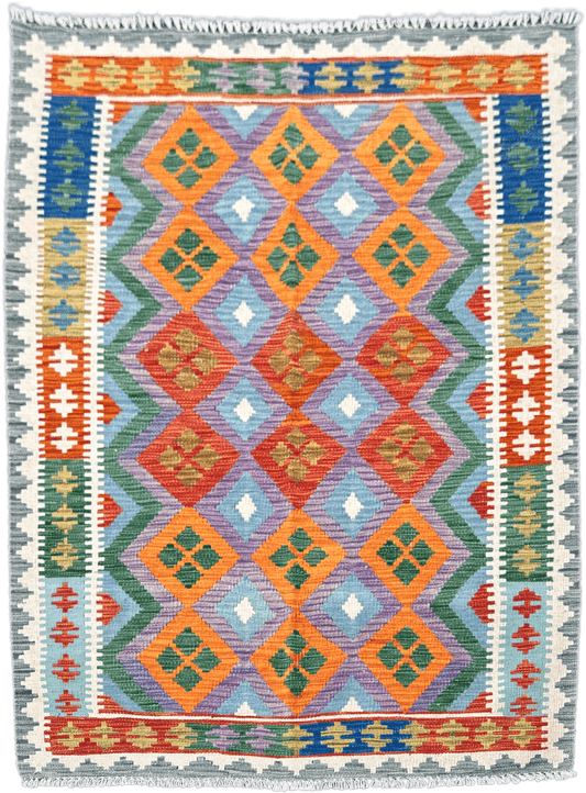 Chobi Kilim Rug - 176 cm x 130 cm
