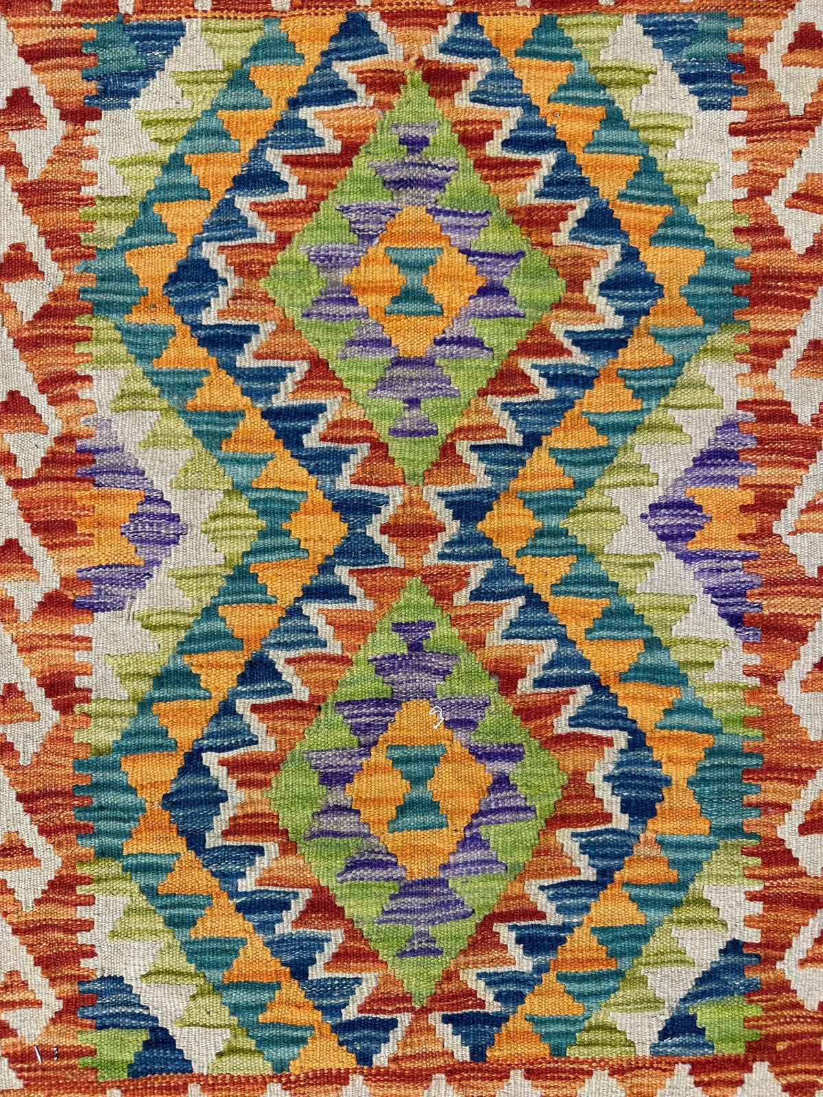 Chobi Kilim Rug - 87 cm x 60 cm