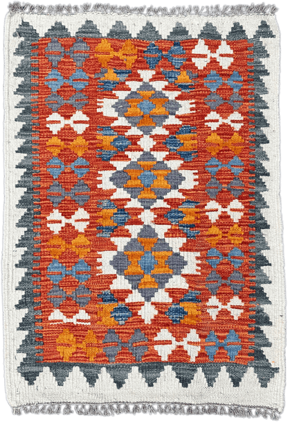 Chobi Kilim Rug - 83 cm x 58 cm