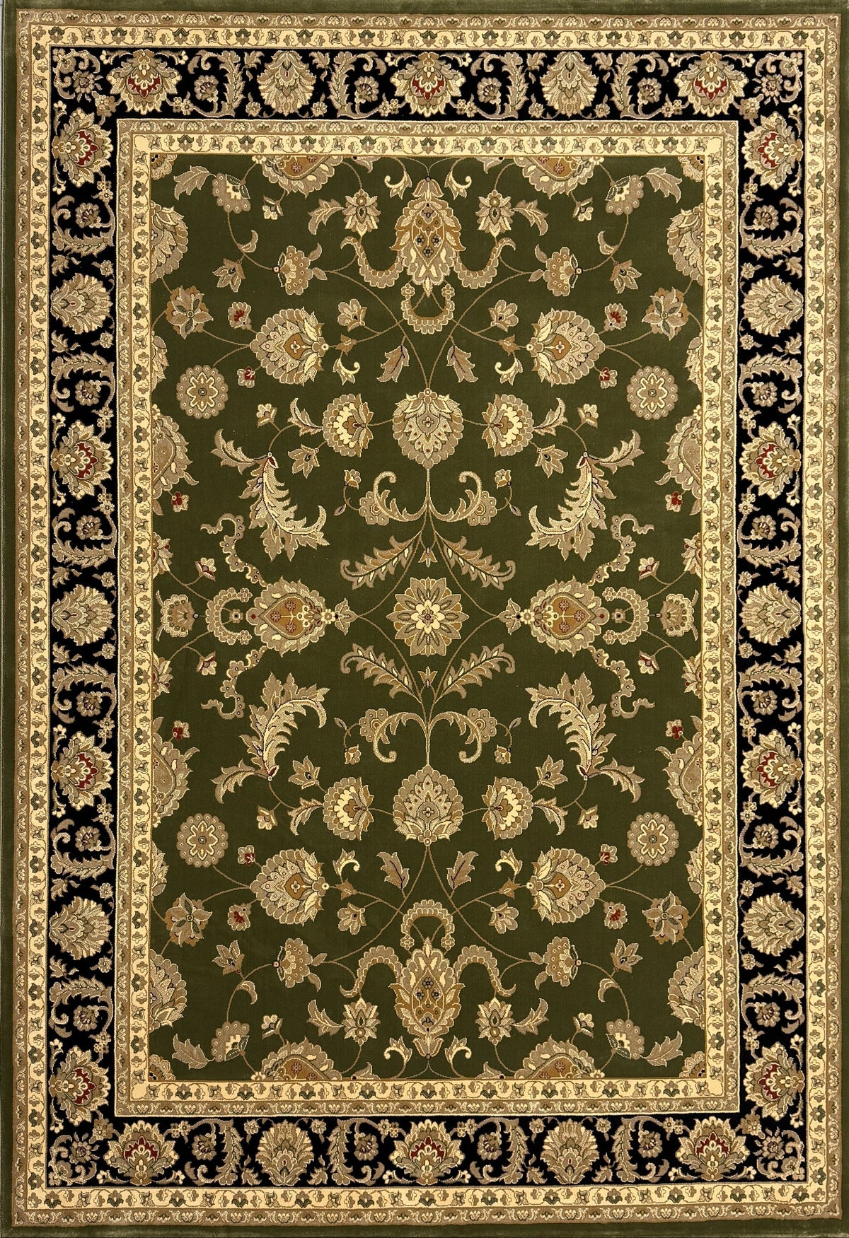 Julian Green Floral Rug