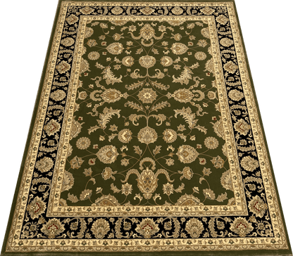 Julian Green Floral Rug