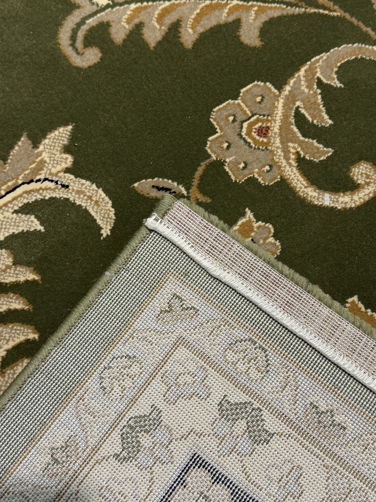 Julian Green Floral Rug