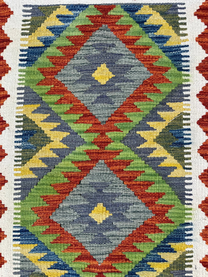 Chobi Kilim Rug - 89 cm x 61 cm