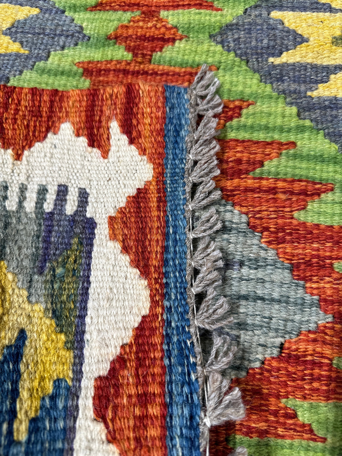 Chobi Kilim Rug - 89 cm x 61 cm