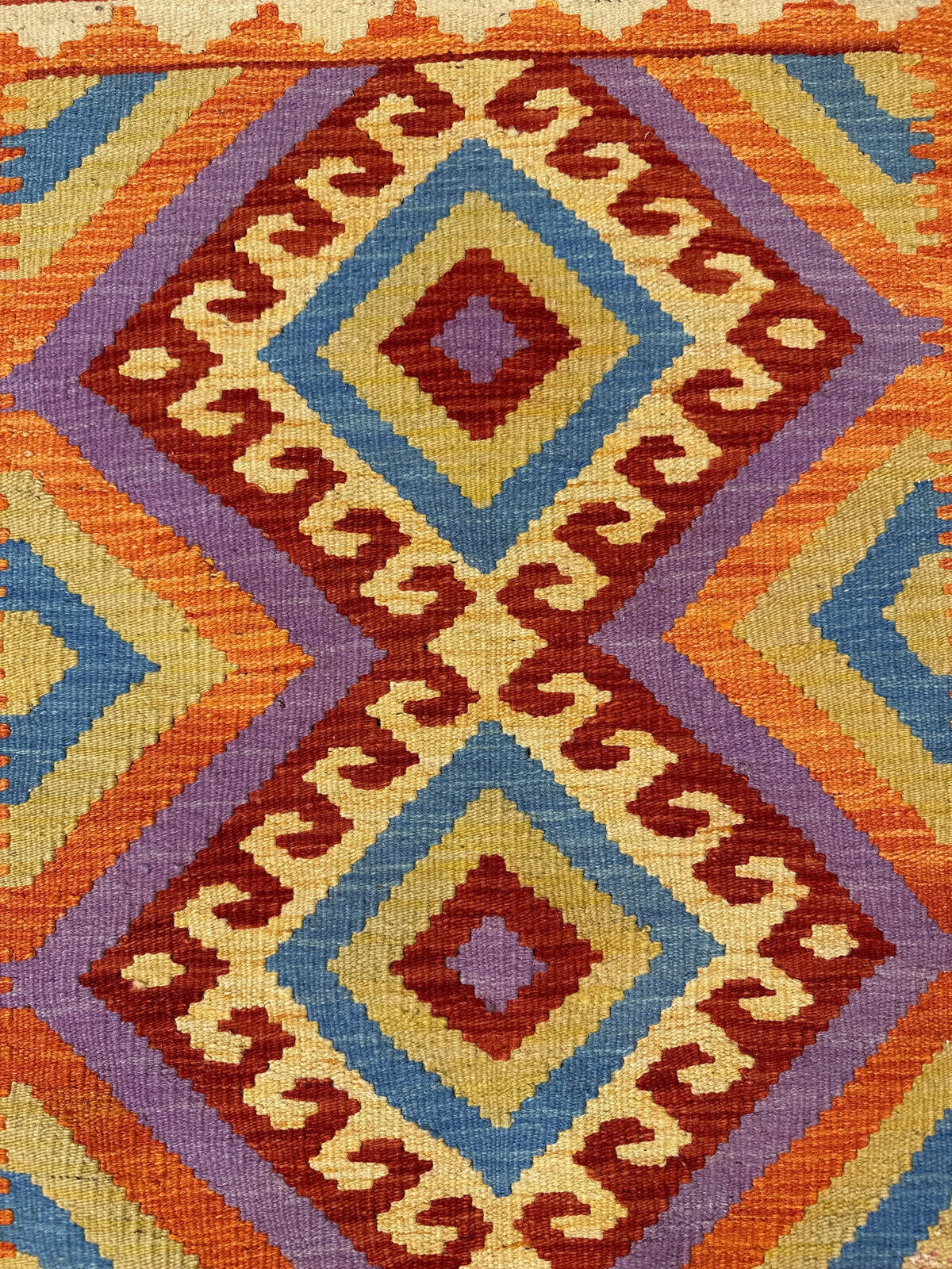 Chobi Kilim Rug - 80 cm x 66 cm
