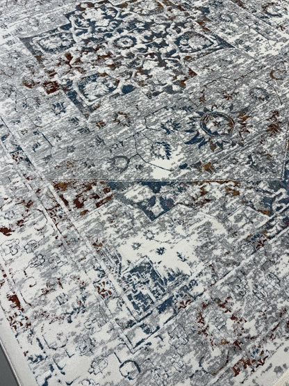 Bohemian Paradise Classic Vintage Grey Multi Rug