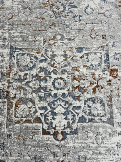 Bohemian Paradise Classic Vintage Grey Multi Rug