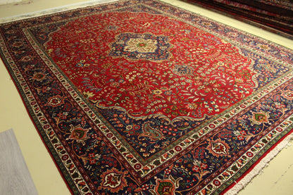 Vintage Tabriz Rug - 390 cm x 302 cm