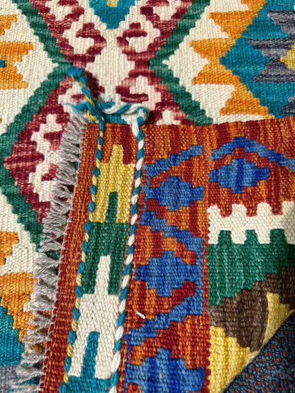 Chobi Kilim Rug - 86 cm x 63 cm