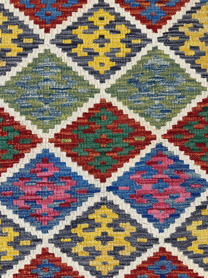 Chobi Kilim Rug - 84 cm x 63 cm
