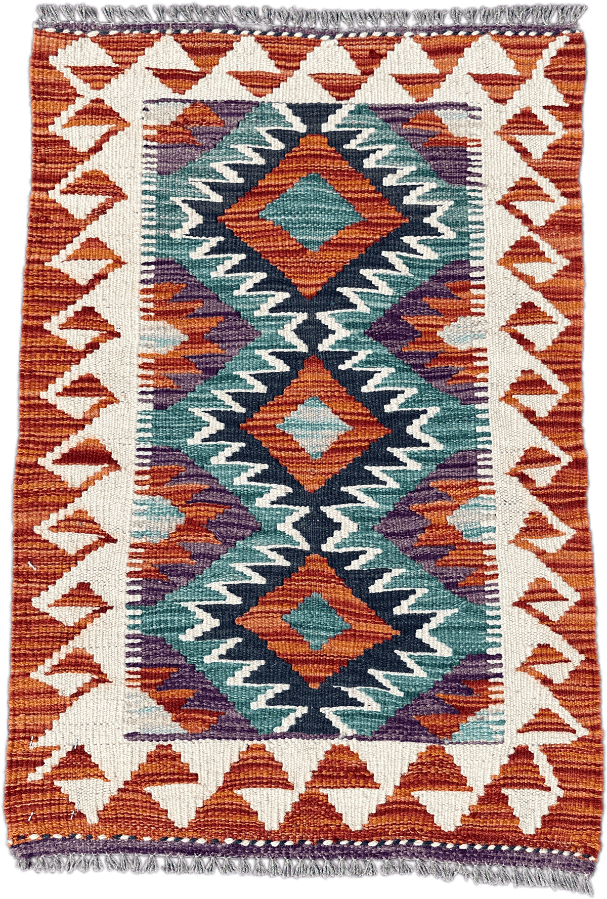 Chobi Kilim Rug - 85 cm x 58 cm
