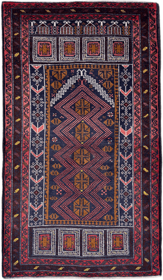 Baluchi Rug - 152 cm x 89 cm