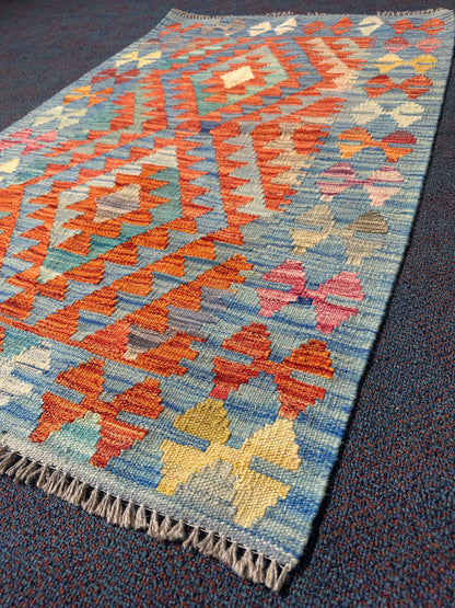 Chobi Kilim Rug - 129 cm x 85 cm