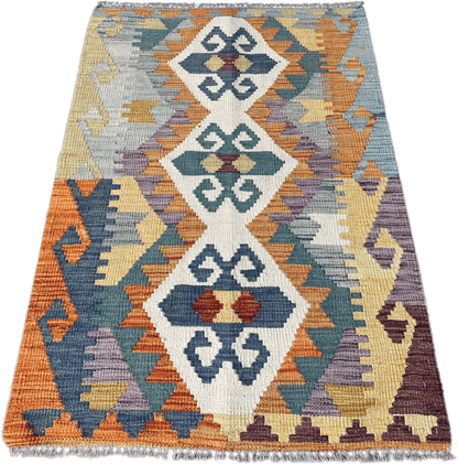 Chobi Kilim Rug - 120 cm x 75 cm