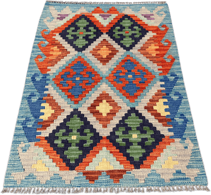 Chobi Kilim Rug - 116 cm x 80 cm