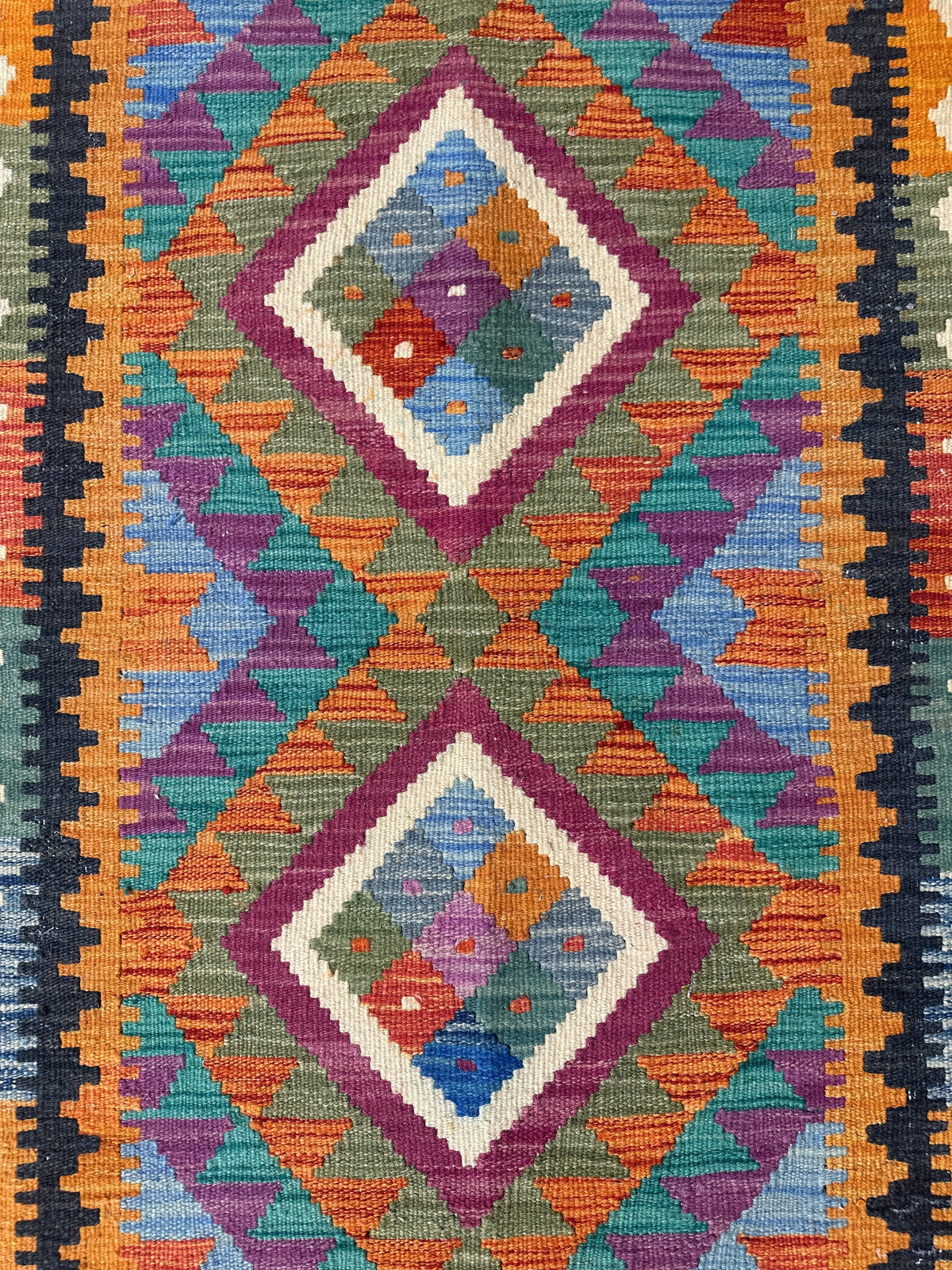 Chobi Kilim Rug - 116 cm x 84 cm