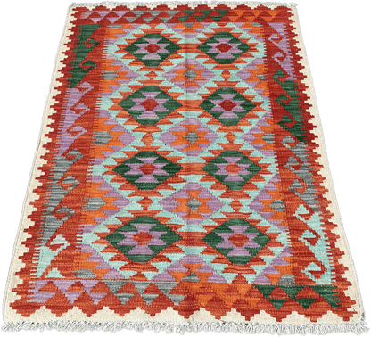 Chobi Kilim Rug - 120 cm x 85 cm