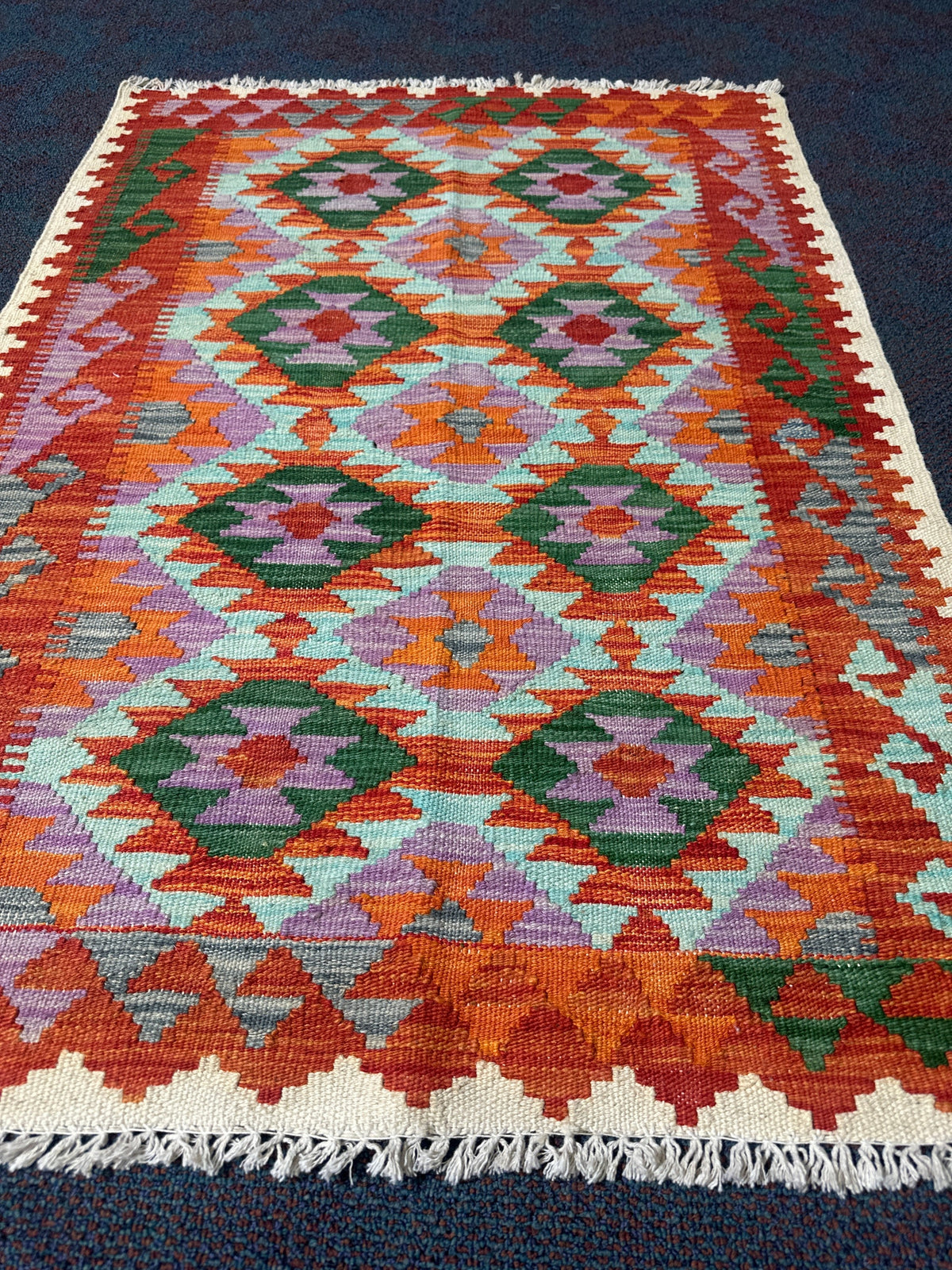 Chobi Kilim Rug - 120 cm x 85 cm