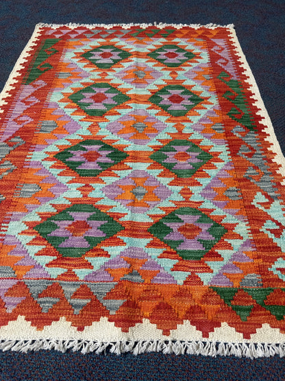 Chobi Kilim Rug - 120 cm x 85 cm