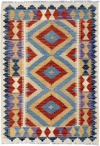 Chobi Kilim Rug - 123 cm x 87 cm