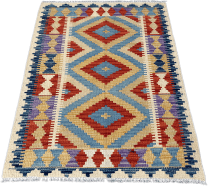 Chobi Kilim Rug - 123 cm x 87 cm