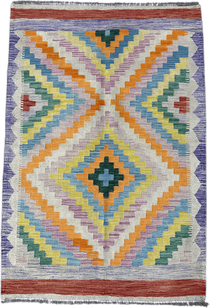 Chobi Kilim Rug - 158 cm x 108 cm