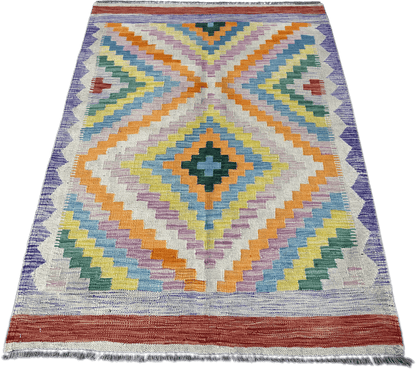 Chobi Kilim Rug - 158 cm x 108 cm