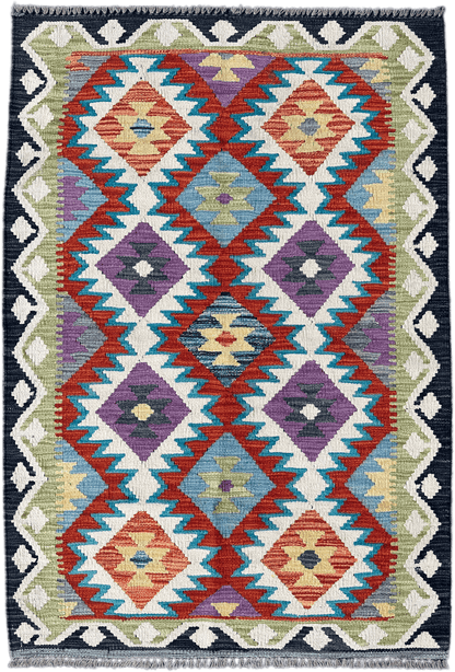 Chobi Kilim Rug - 147 cm x 100 cm