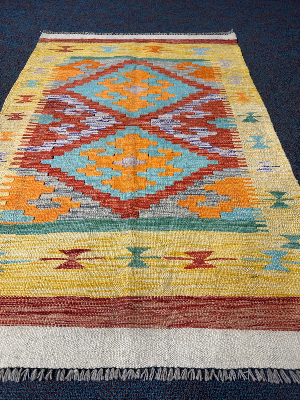 Chobi Kilim Rug - 153 cm x 96 cm