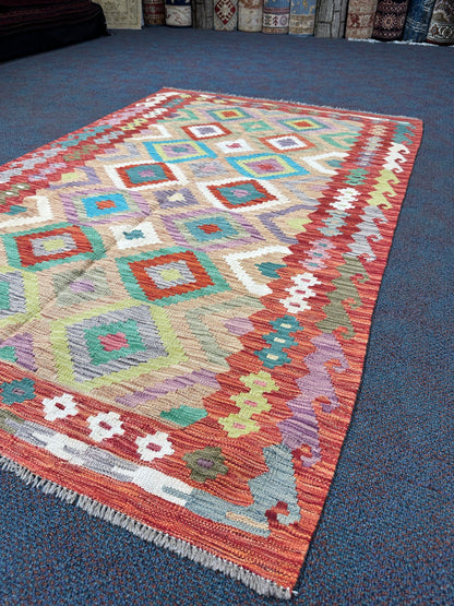Chobi Kilim Rug - 176 cm x 117 cm