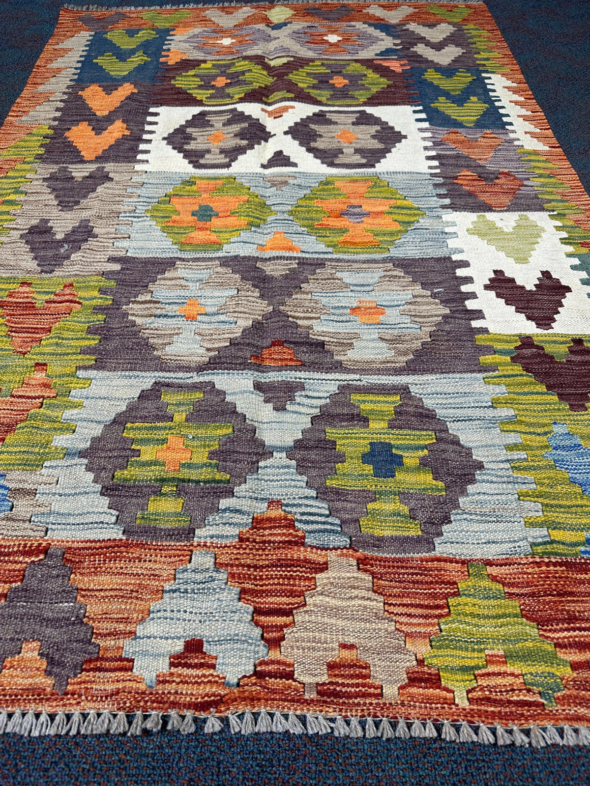 Chobi Kilim Rug - 176 cm x 113 cm