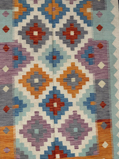 Chobi Kilim Rug - 184 cm x 119 cm