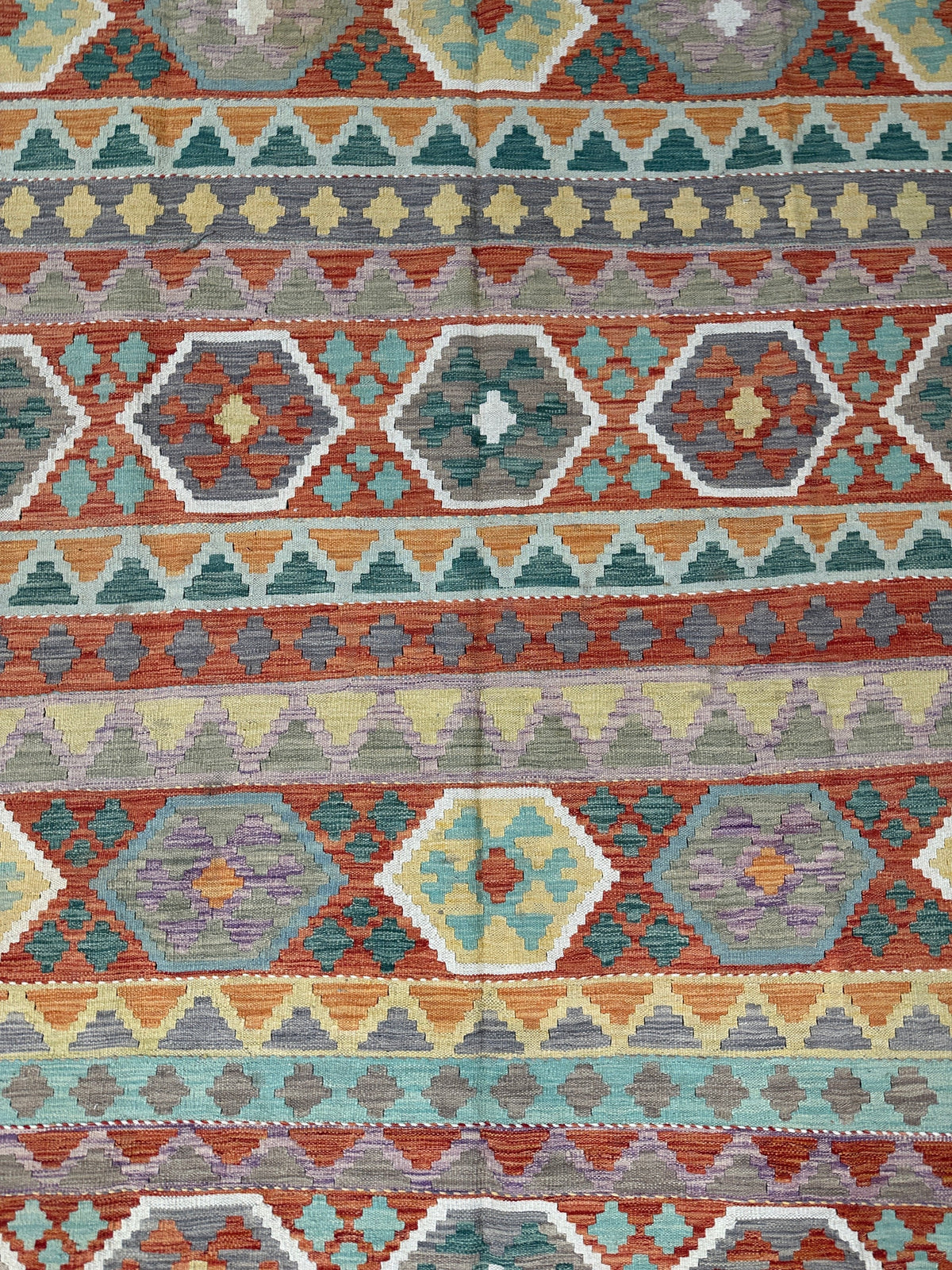 Chobi Kilim Rug - 254 cm x 174 cm