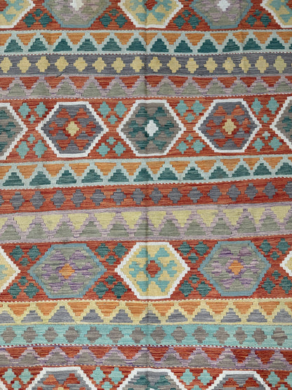 Chobi Kilim Rug - 254 cm x 174 cm