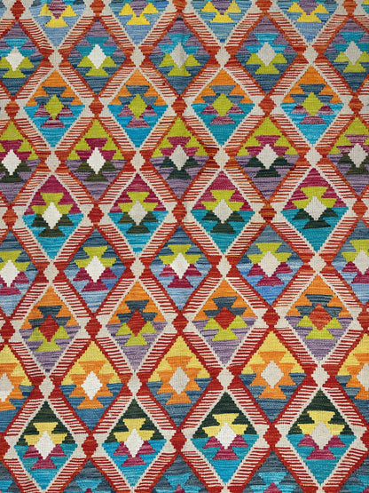 Chobi Kilim Rug - 243 cm x 186 cm