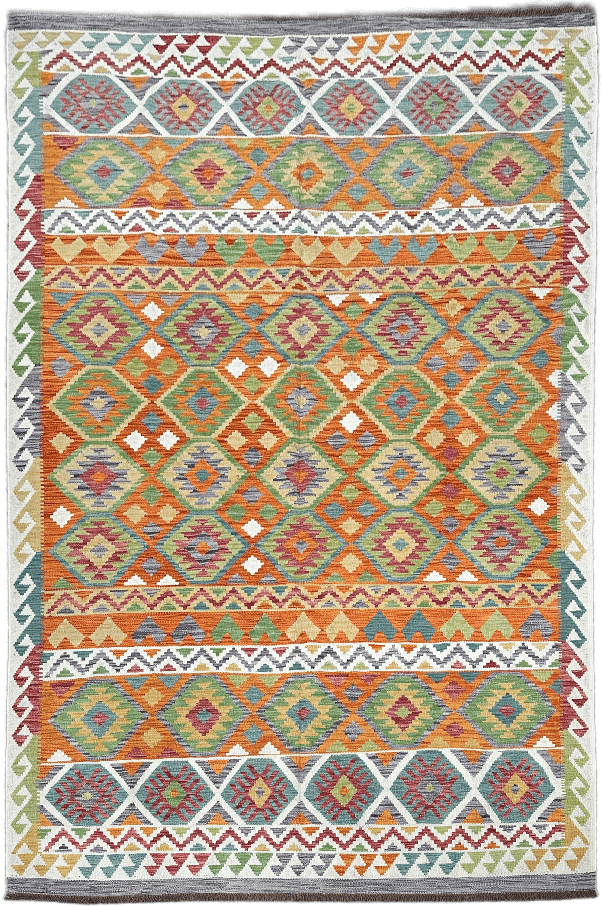 Chobi Kilim Rug - 308 cm x 205 cm