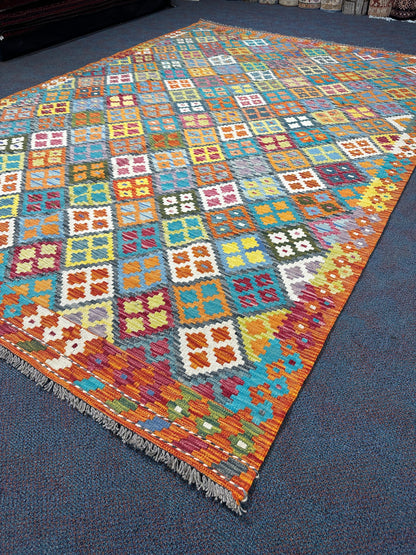 Chobi Kilim Rug - 300 cm x 207 cm
