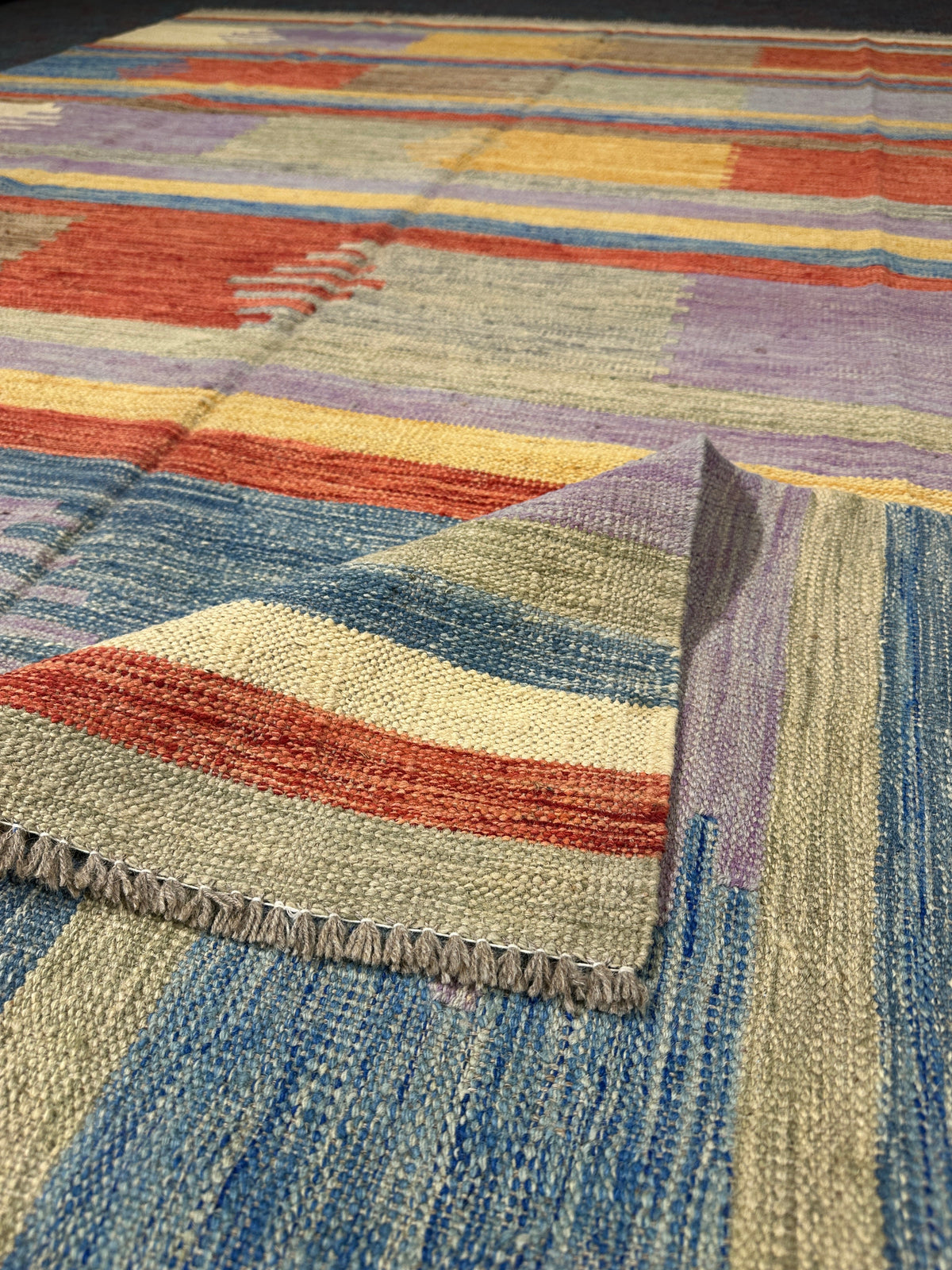 Chobi Kilim Rug - 291 cm x 203 cm