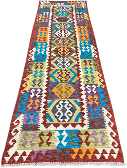 Chobi Kilim Rug - 279 cm x 81 cm