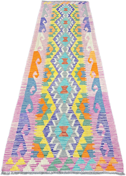 Chobi Kilim Rug - 290 cm x 81 cm