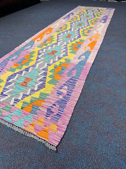 Chobi Kilim Rug - 290 cm x 81 cm