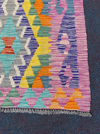 Chobi Kilim Rug - 290 cm x 81 cm