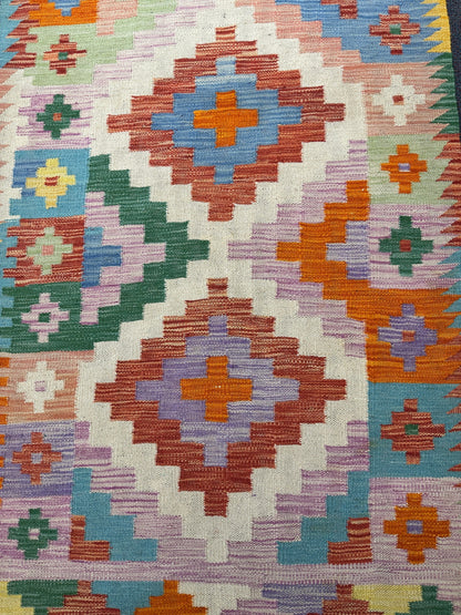 Chobi Kilim Rug - 496 cm x 96 cm