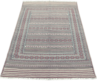 Beljik Kilim Rug  - 184 cm x 130 cm
