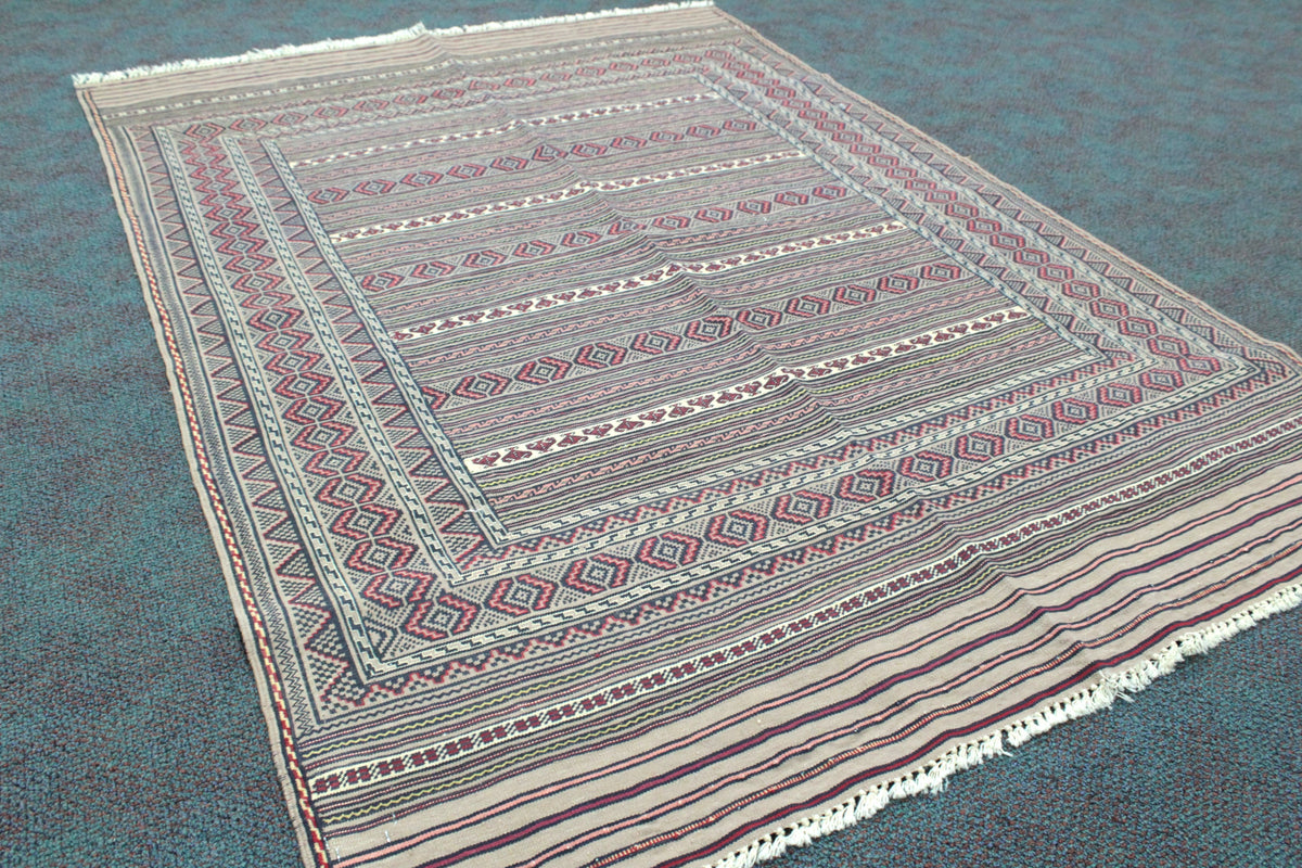 Beljik Kilim Rug  - 184 cm x 130 cm