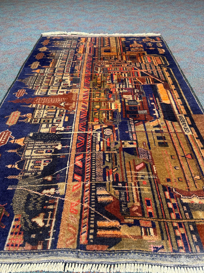 Baluchi Picture Rug - 145 cm x 88 cm