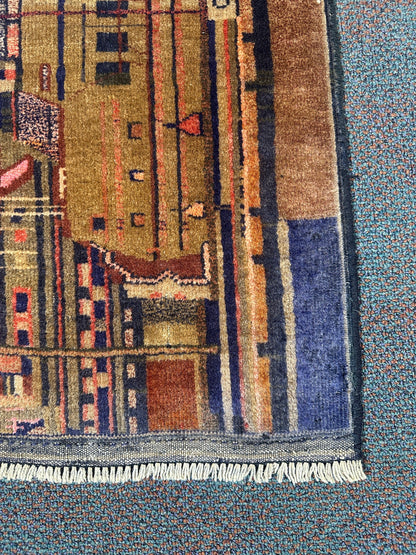 Baluchi Picture Rug - 145 cm x 88 cm