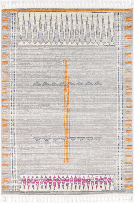 Inca Grey Contemporary Designer Rug
